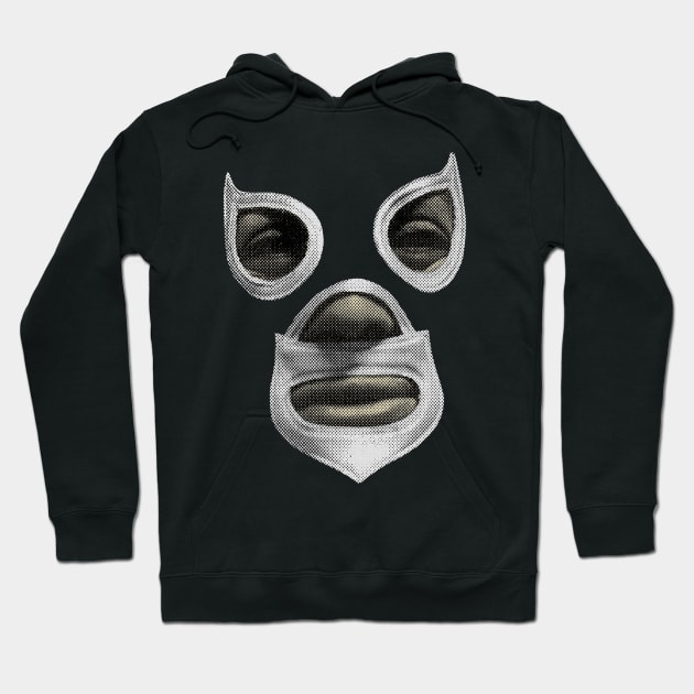 Feel-Ink Enmascarado Plata Mexican Wrestler Legend El Santo Hoodie by FeelInksense